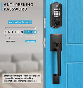 smart lock rent-to-rent anti-peeking pasword