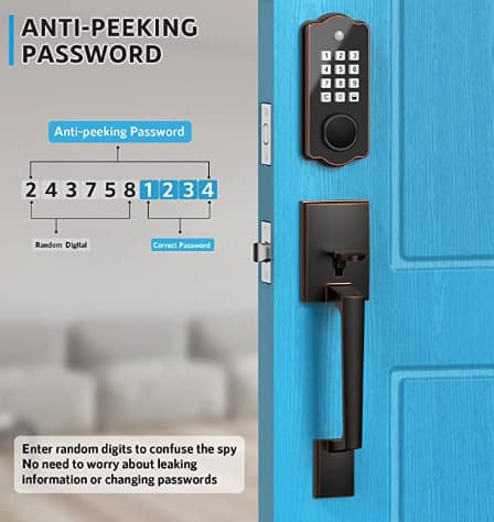 smart lock rent-to-rent anti-peeking pasword